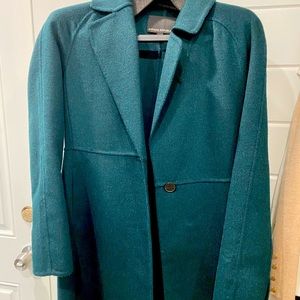 Banana Republic Pine Green Wool Coat